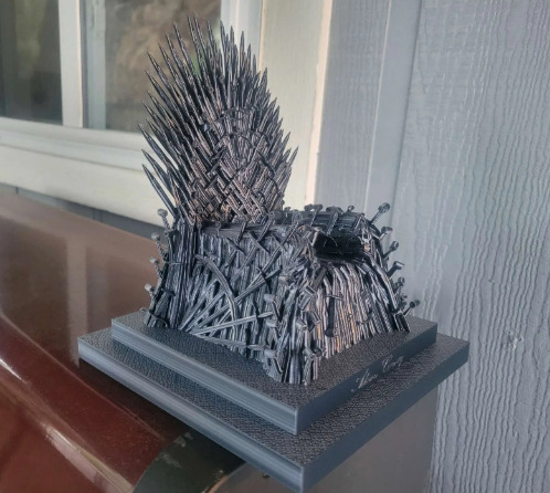 Iran throne chair 3D print model_3