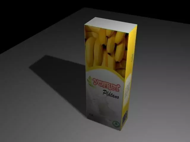 jugo de banana Free low-poly 3D model