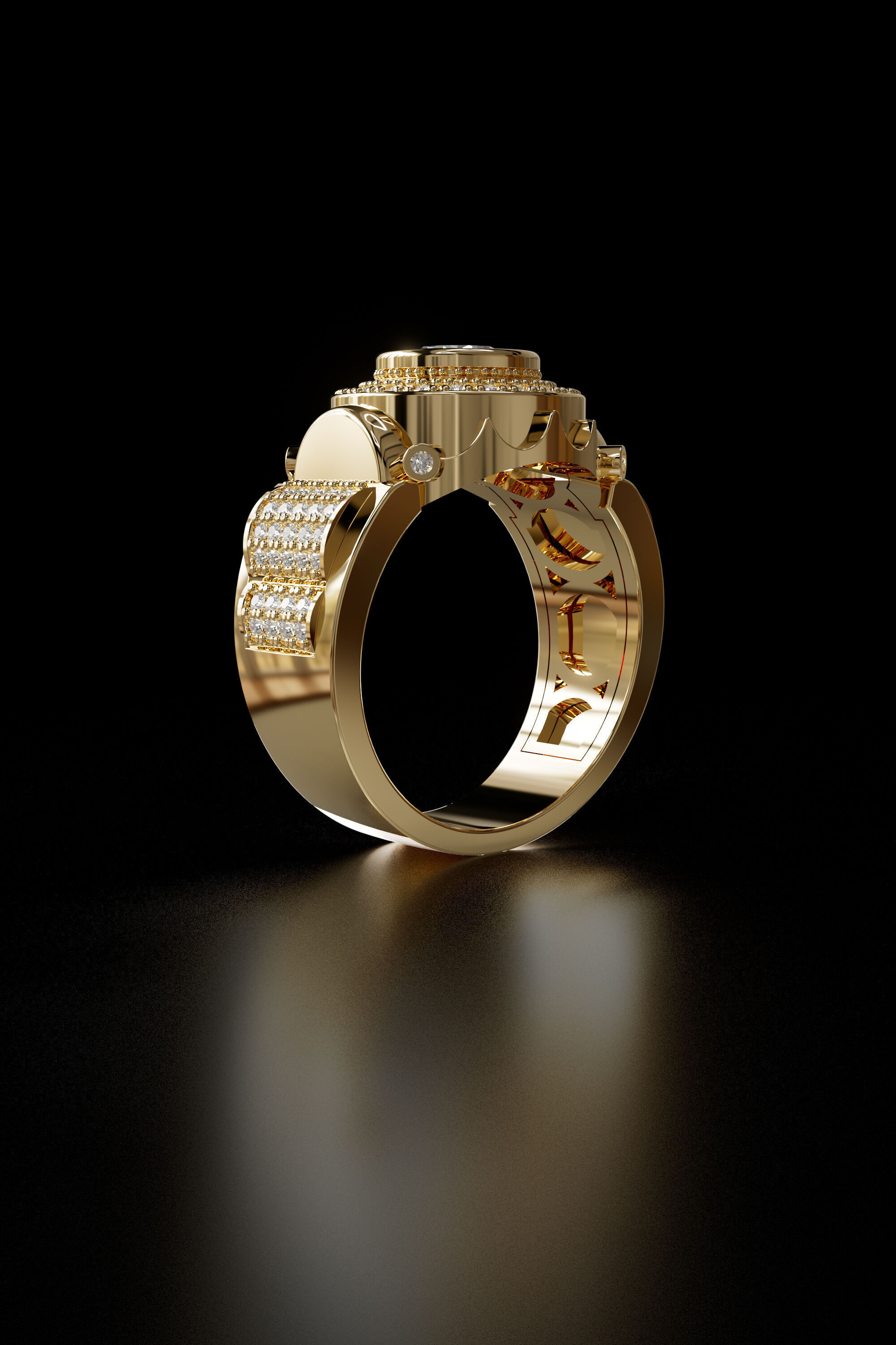 MEN RING  3D print model_7
