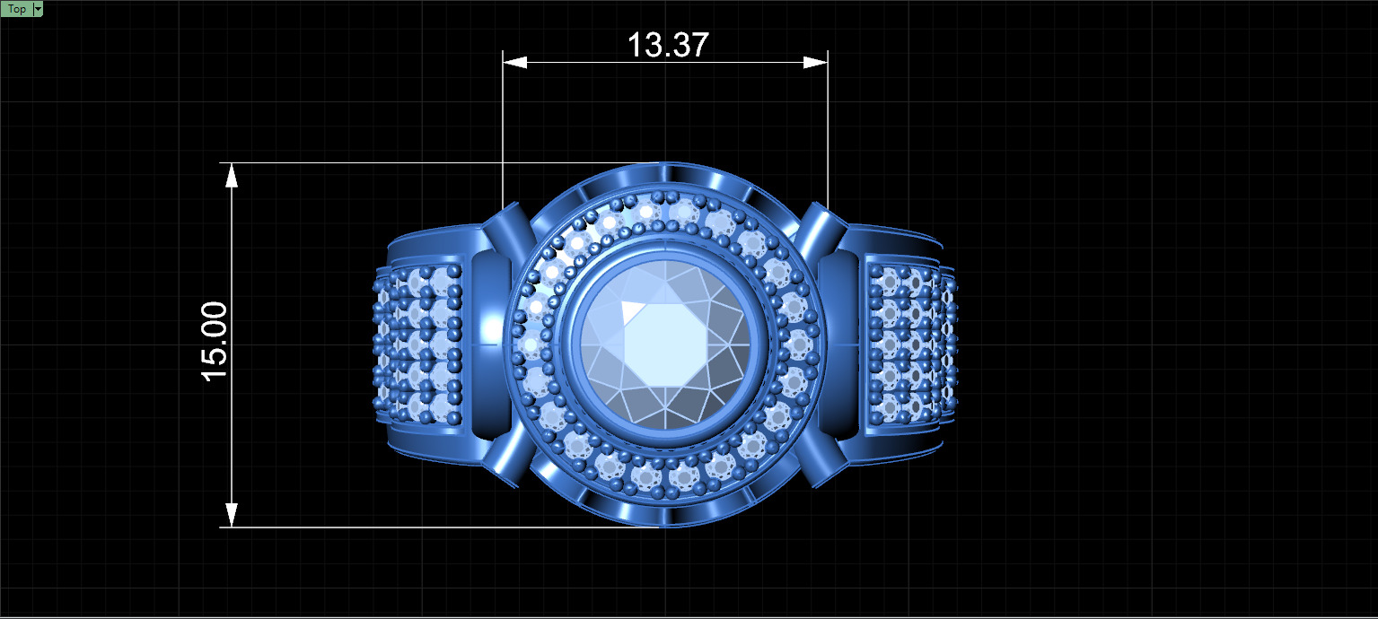 MEN RING  3D print model_9