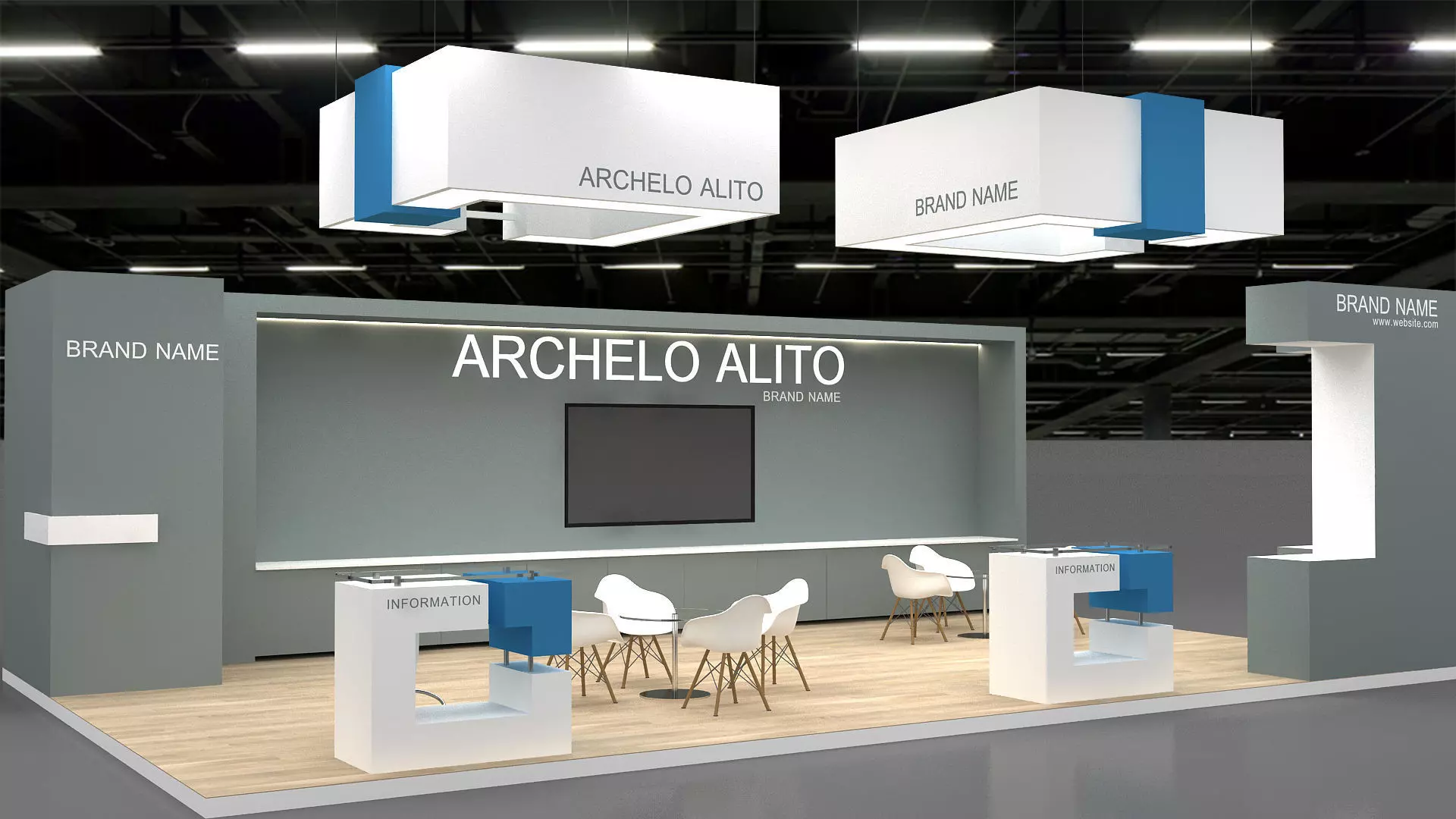 exhibition 3D 3D model_0