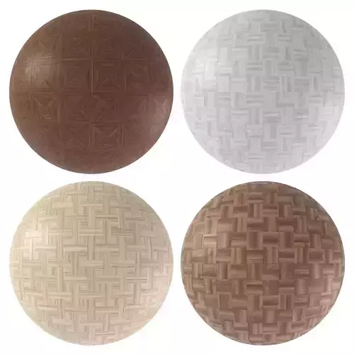 Parquet - Laminate - Wooden floor 4 in 1