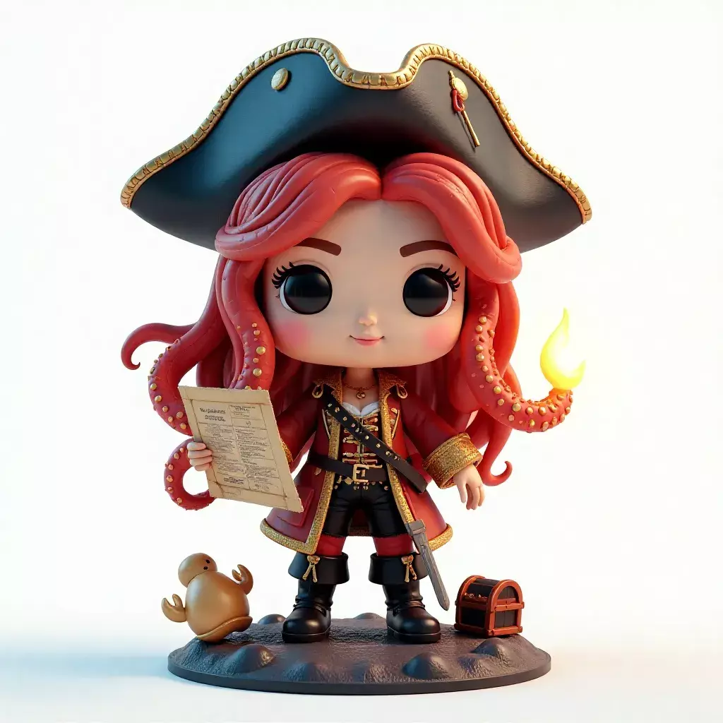 Pirate Miss Fortune 3D model