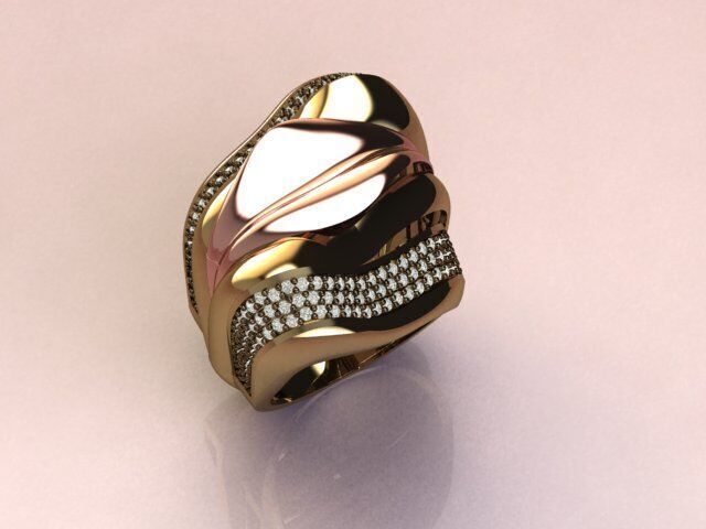 Stones-Rings-Ckeck Description 3D print model_2