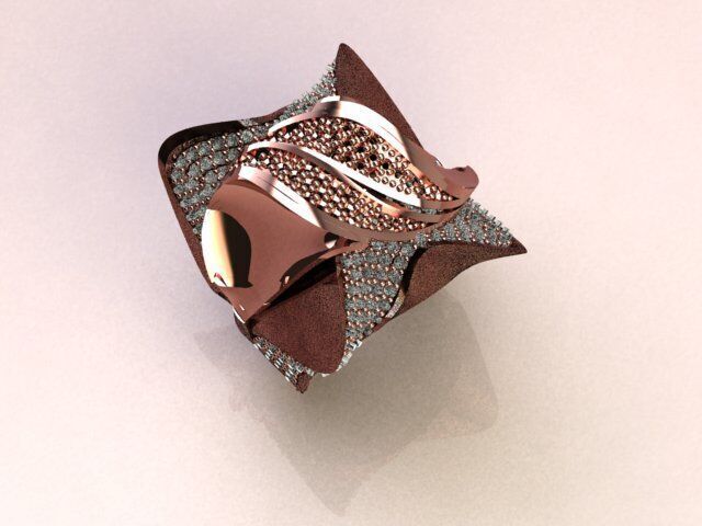 Stones-Rings-Ckeck Description 3D print model_1