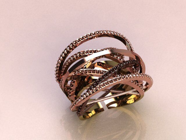 Stones-Rings-Ckeck Description 3D print model_23