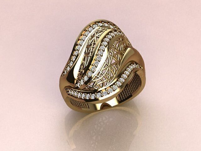 Stones-Rings-Ckeck Description 3D print model