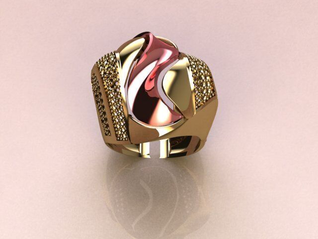 Stones-Rings-Ckeck Description 3D print model_55
