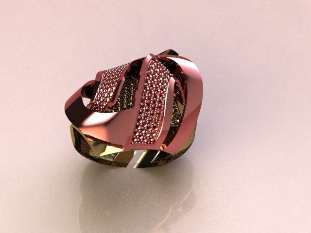 Stones-Rings-Ckeck Description 3D print model_50