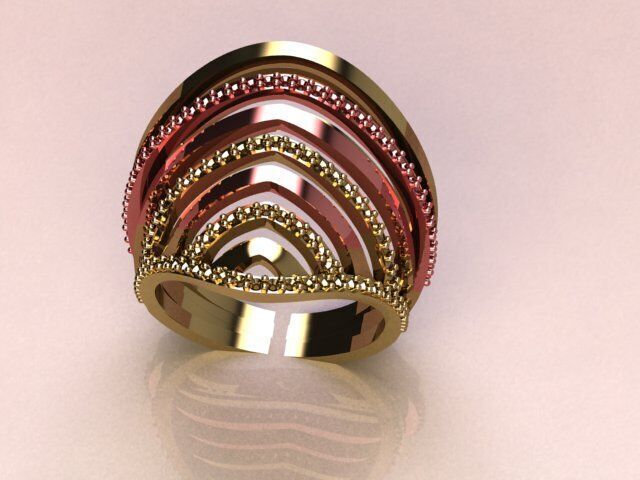 Stones-Rings-Ckeck Description 3D print model_60