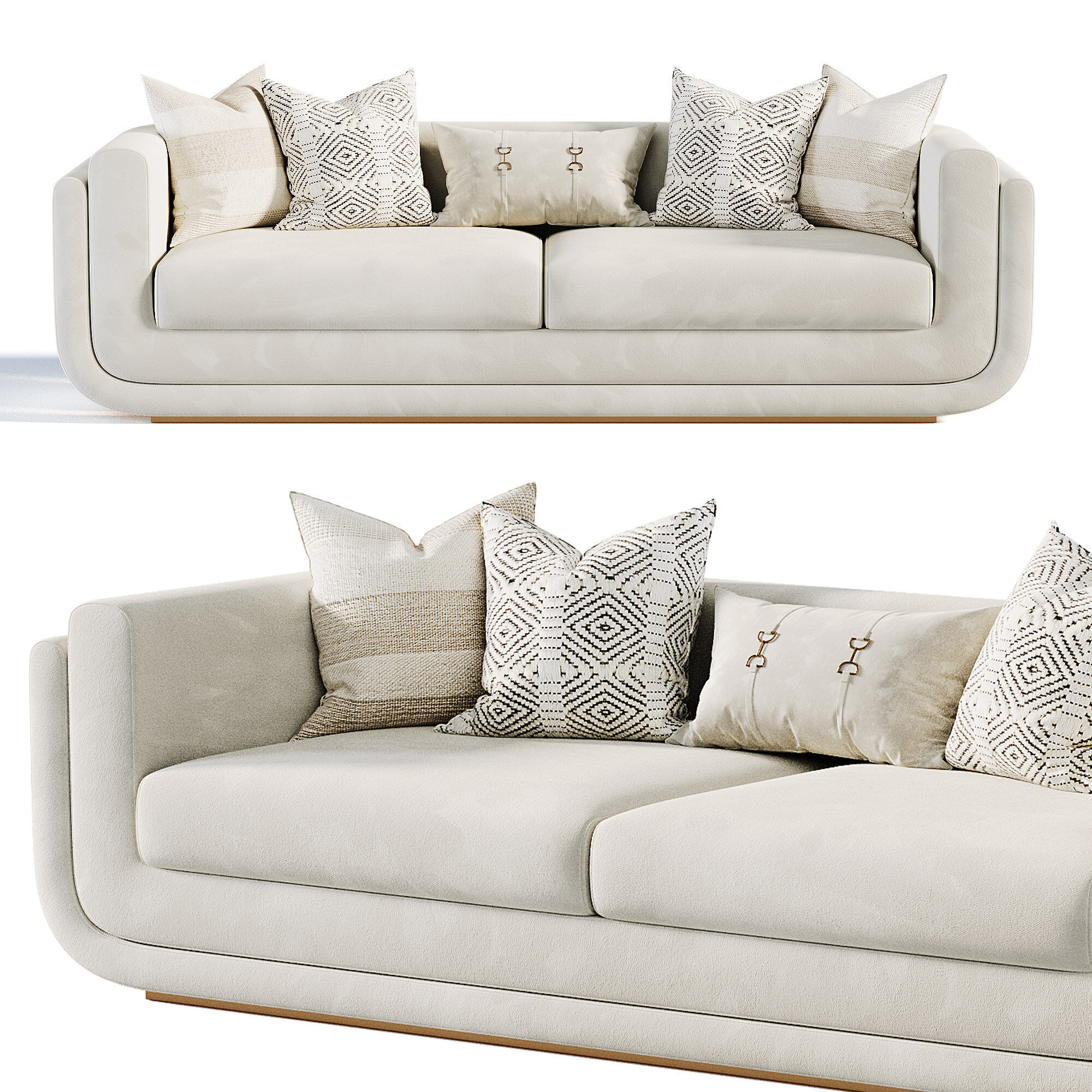 santorini sofa 3D model_3
