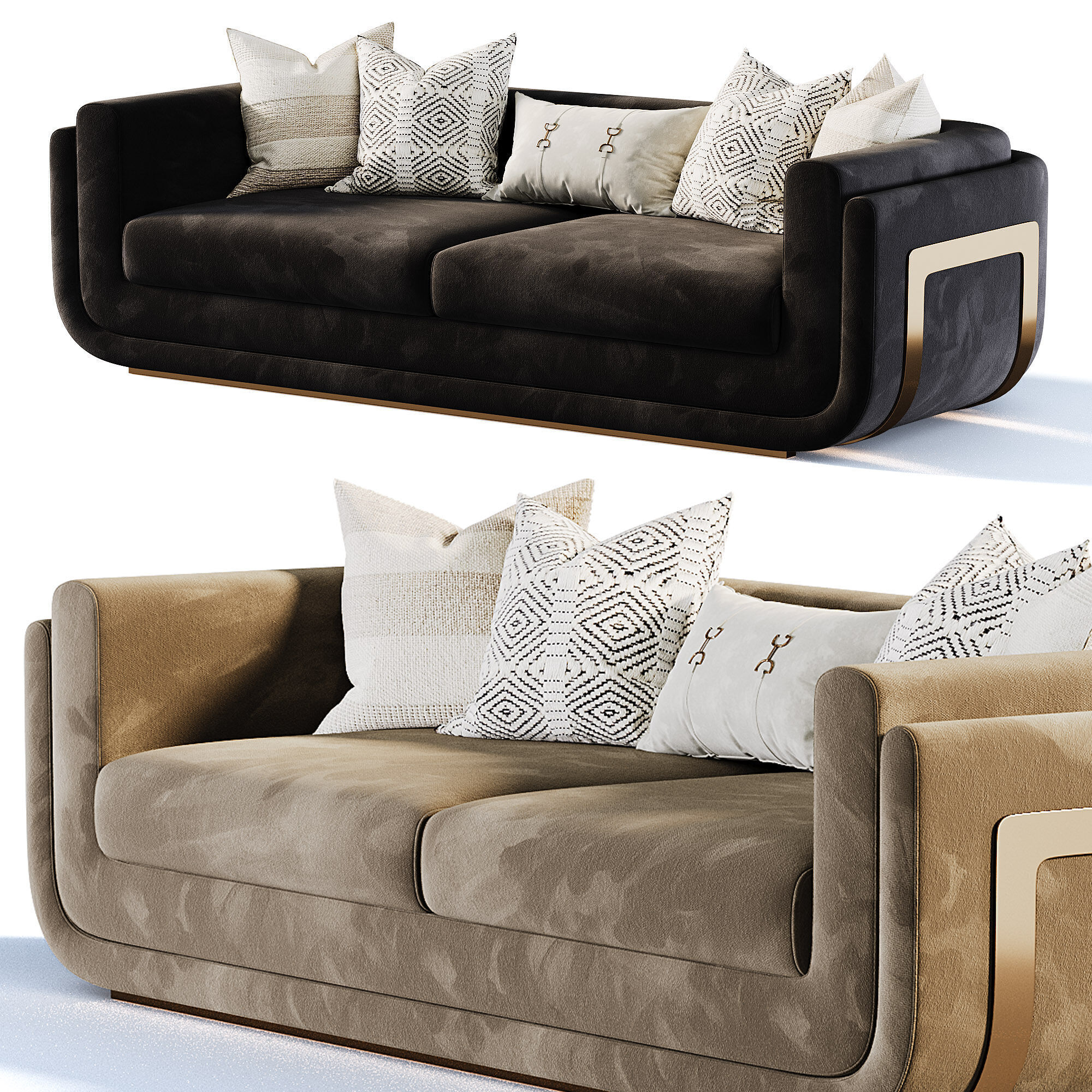 santorini sofa 3D model_5