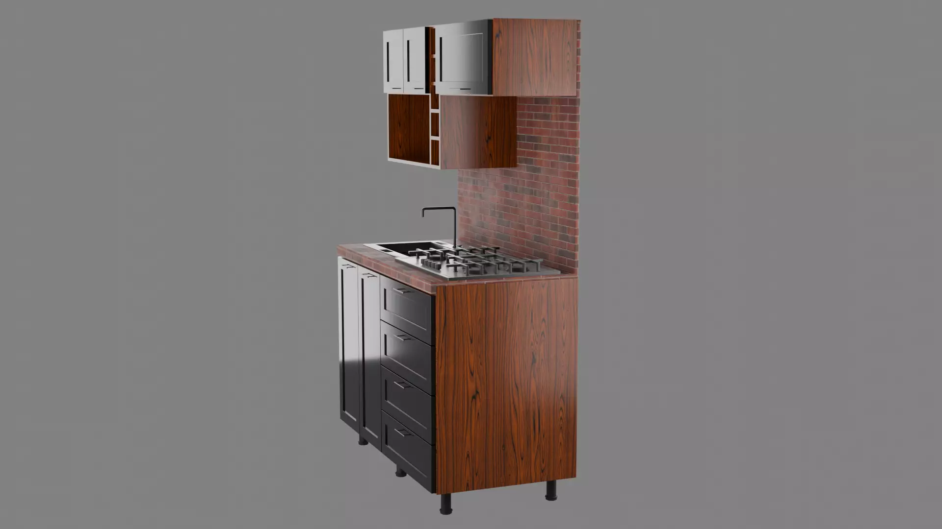 Kitchen01 3D model_11