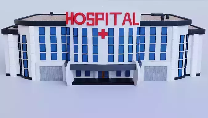 Modern hospital Building Polyclinic if you prefer