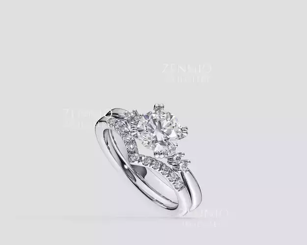 ZDR0284 COUPLE RING