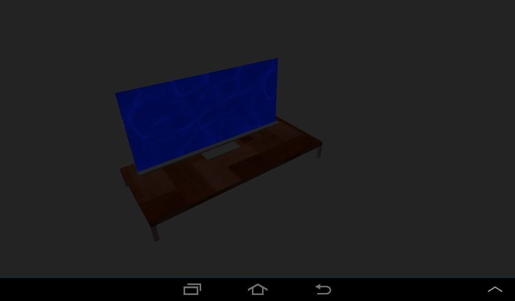 68 Inch Television Free 3D model_0