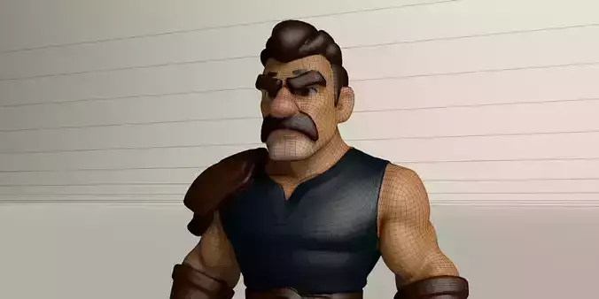 Stylized Game Ready Human Character Rigged named Chers