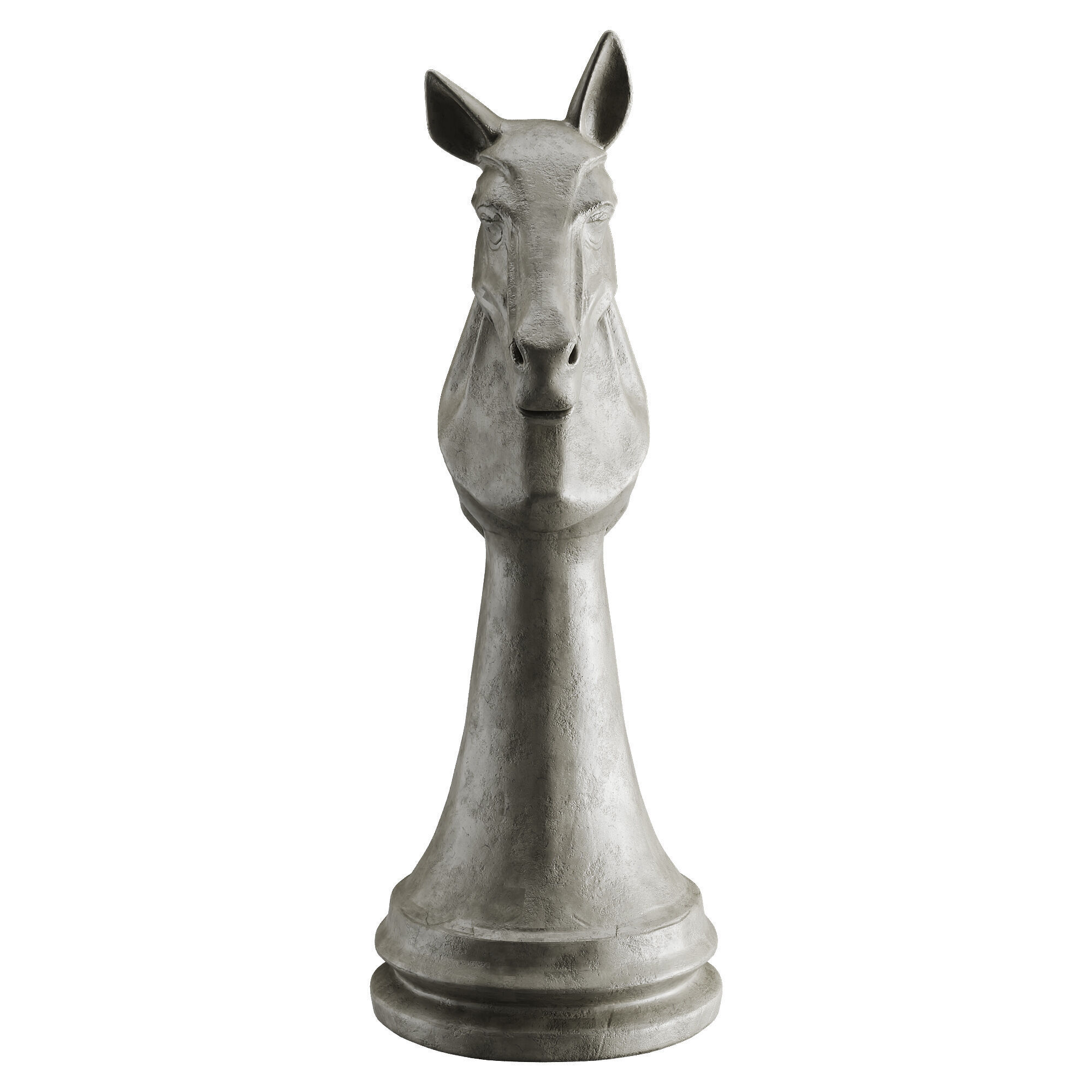 Horse chess Low-poly 3D model_9