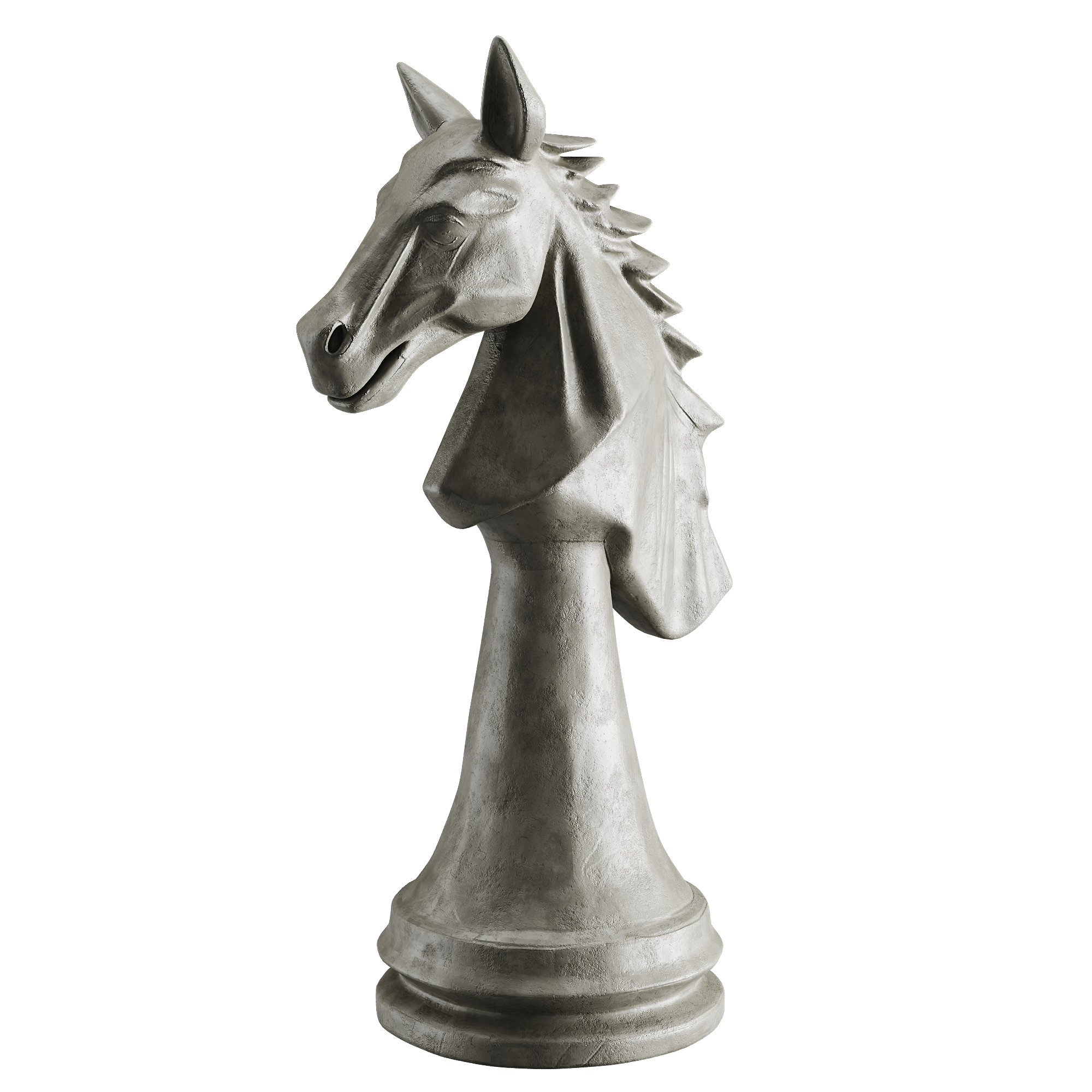 Horse chess Low-poly 3D model_43