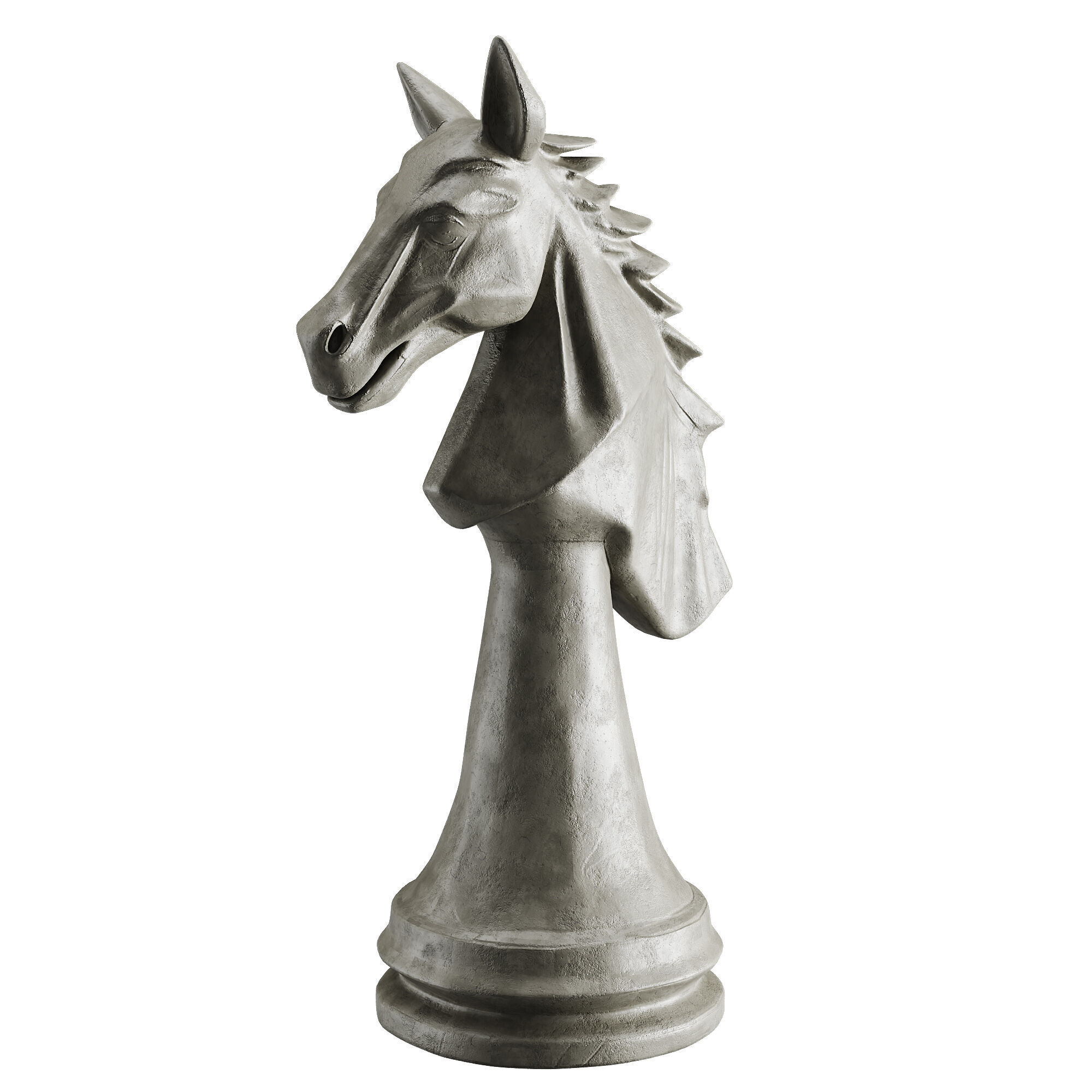 Horse chess Low-poly 3D model_36