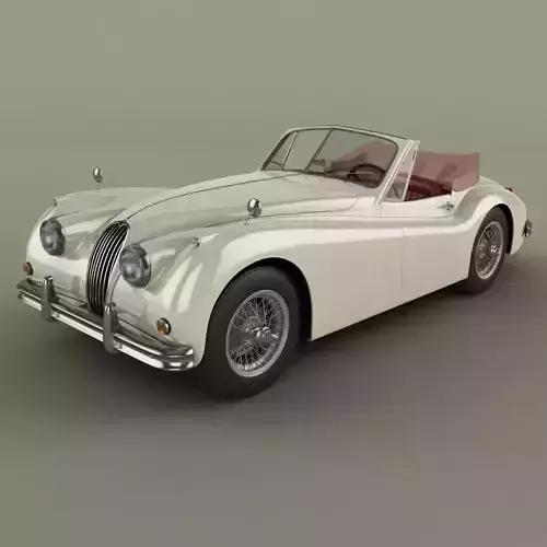 Jaguar XK140 Drophead 3D model
