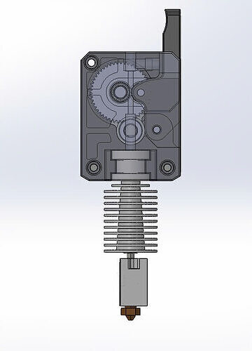 Custom Direct Drive Extruder Free 3D print model