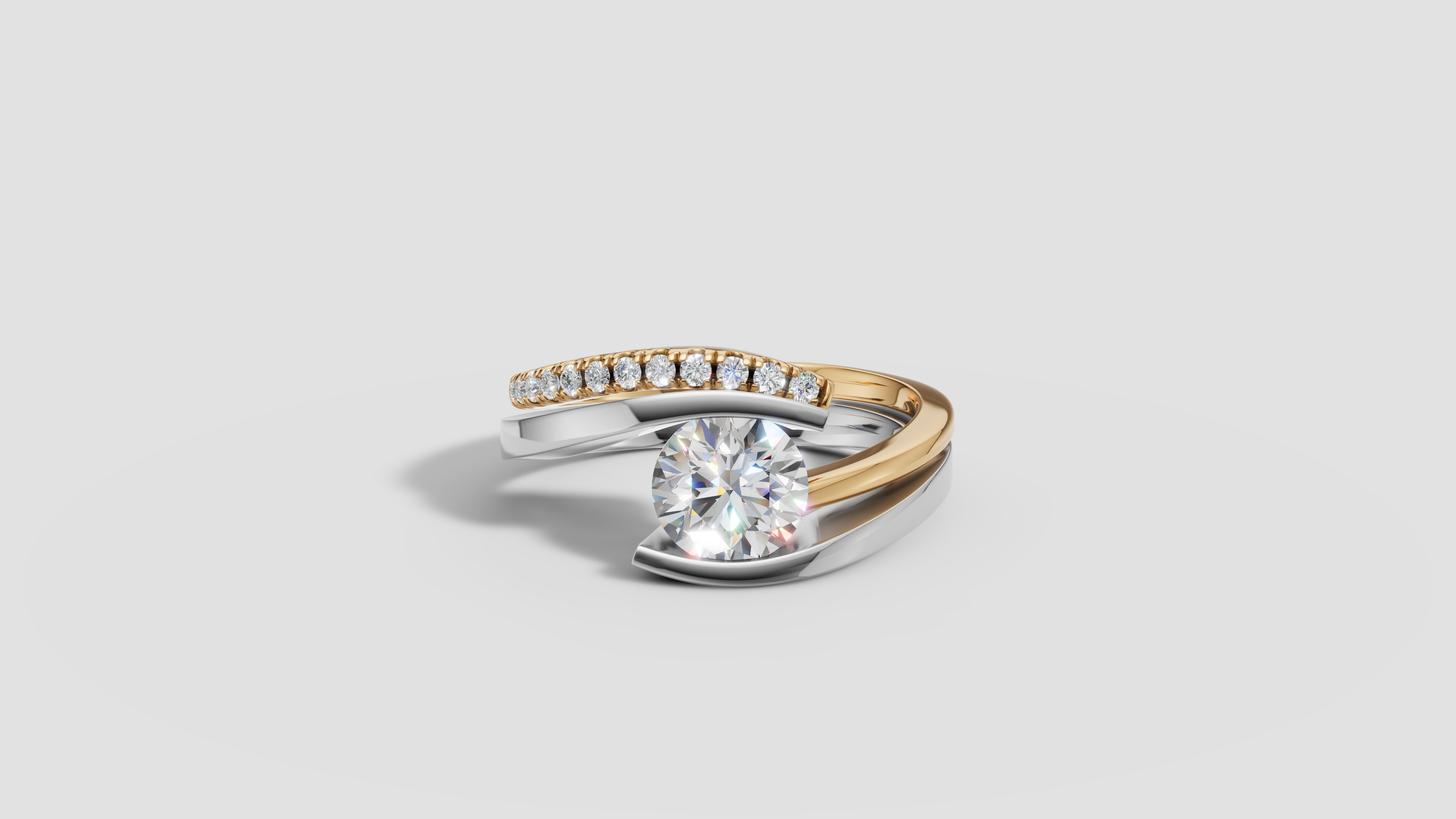 zdr0290 couple ring 3D print model_0