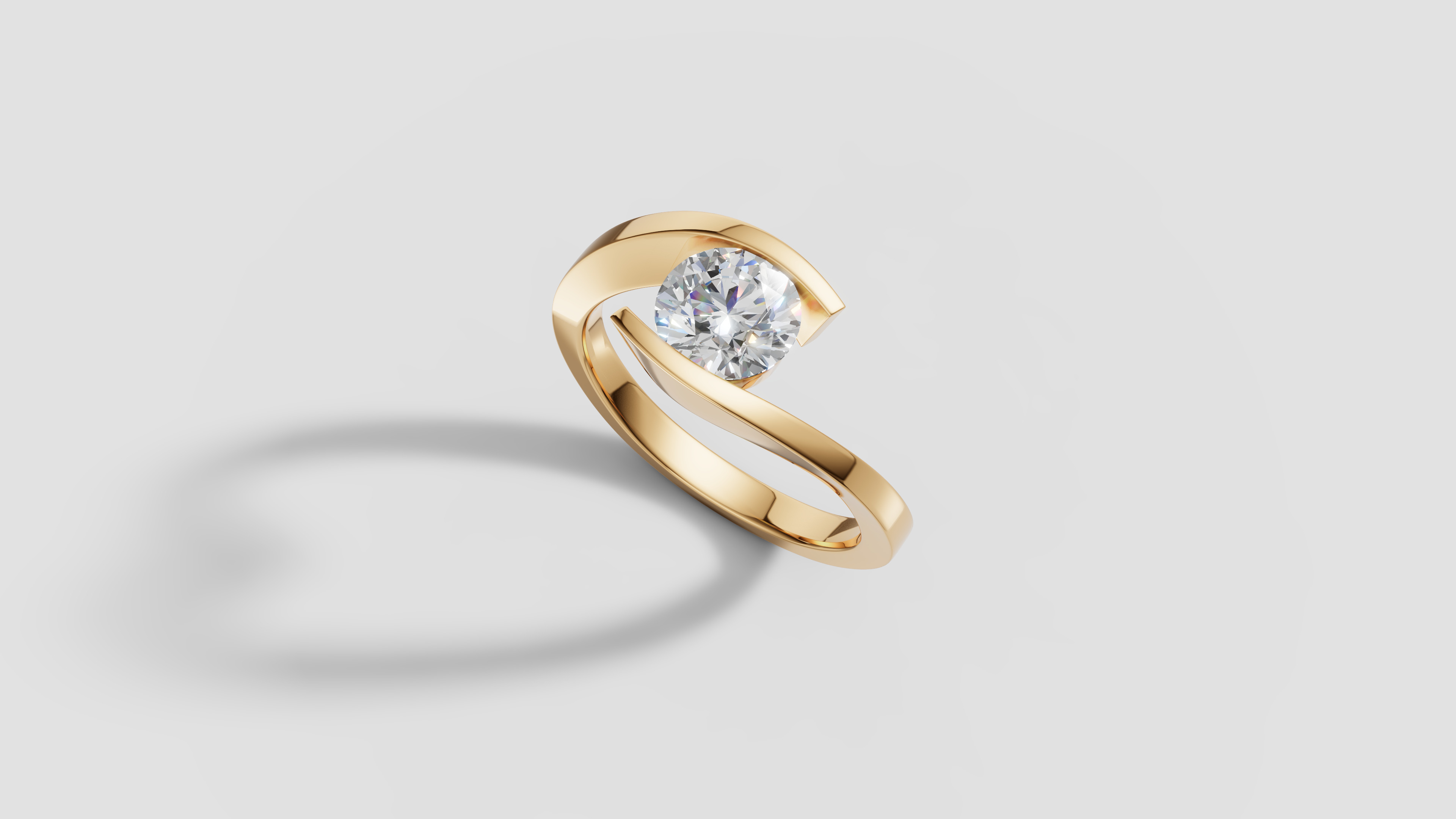 zdr0290 couple ring 3D print model_5