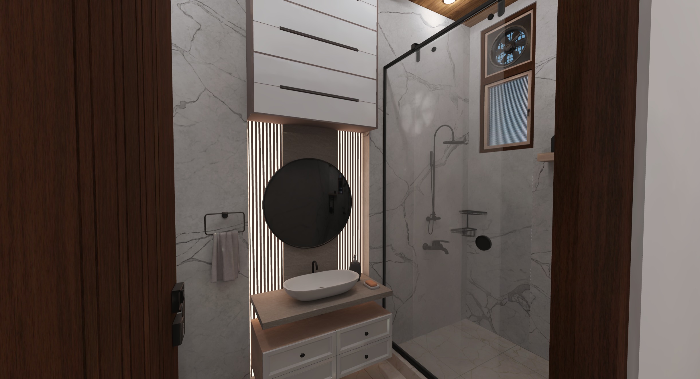 Modern Apartment Interior with Assets and Materials Collection _54