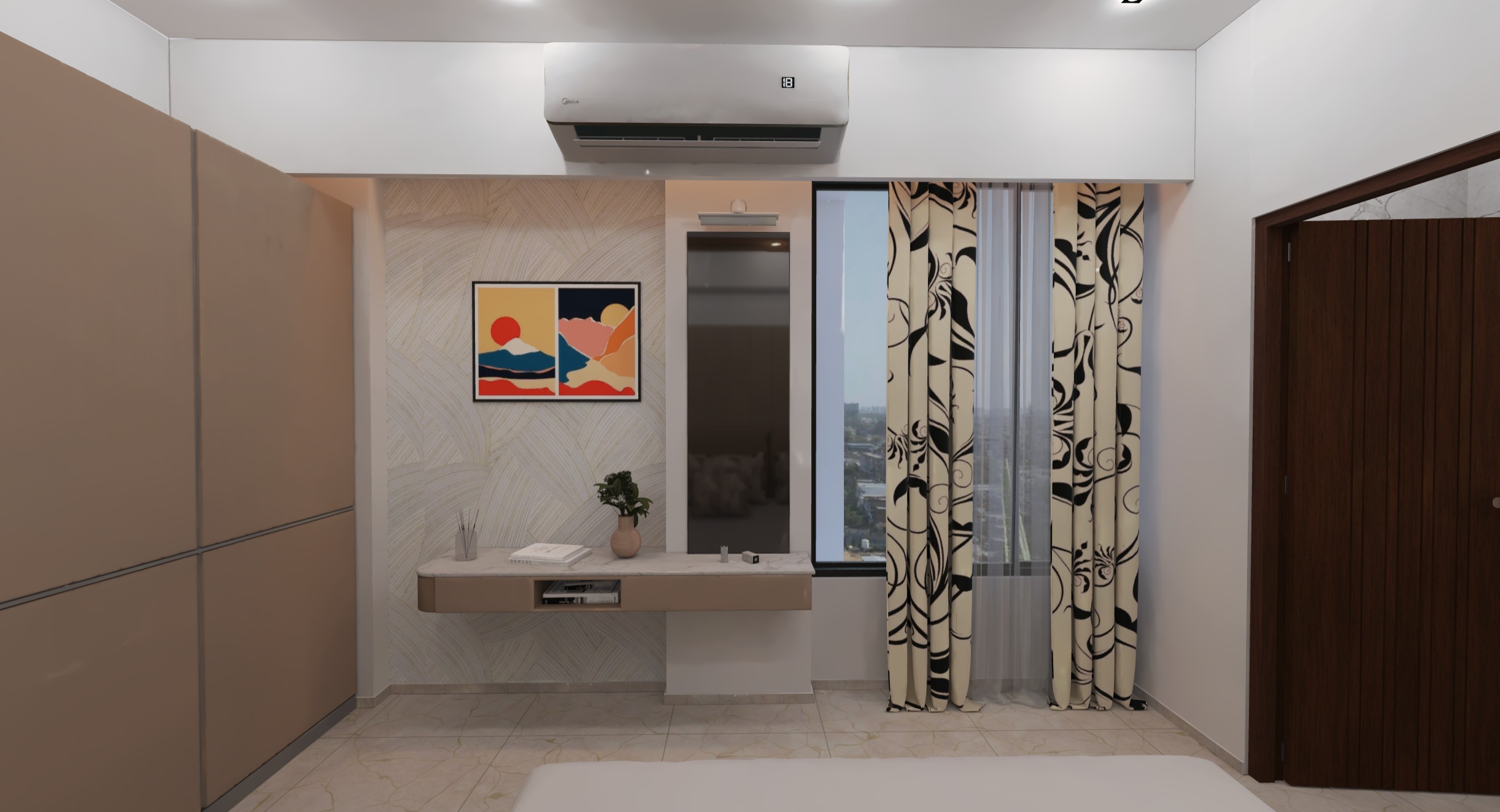 Modern Apartment Interior with Assets and Materials Collection _52