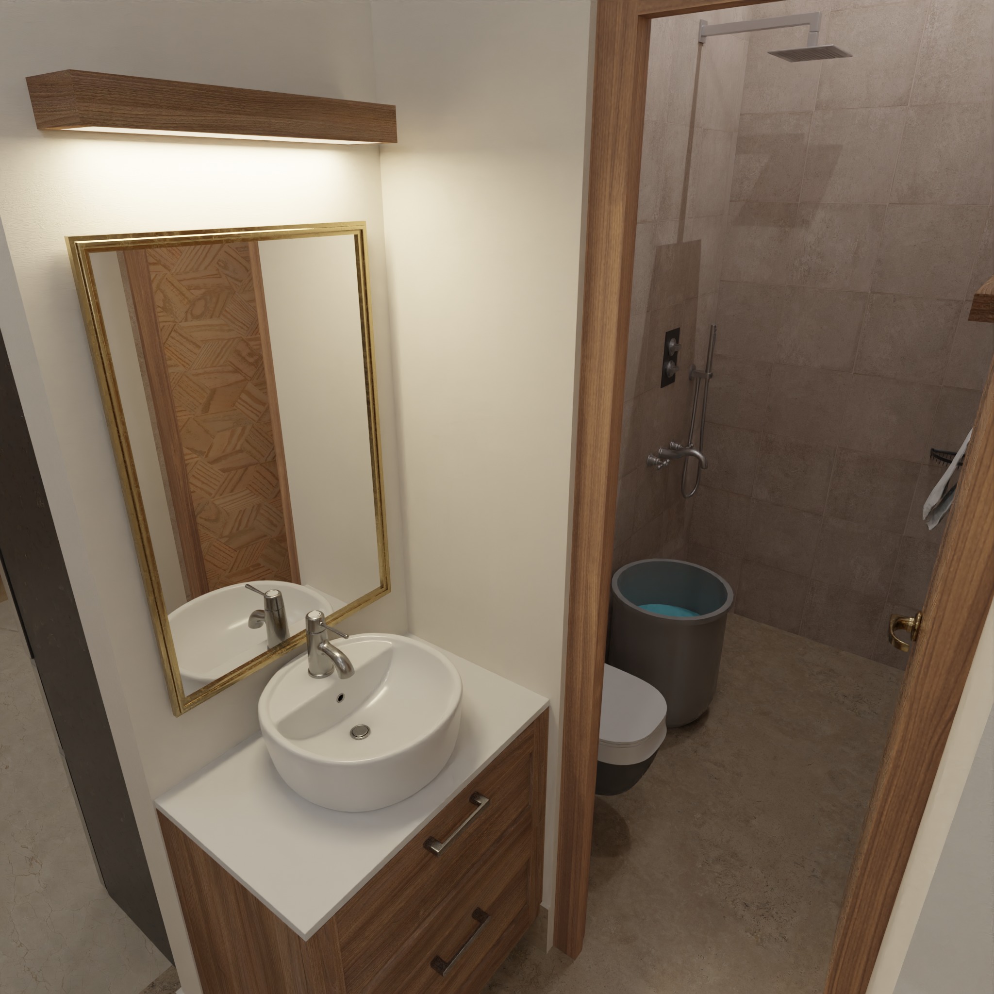 Modern Apartment Interior with Assets and Materials Collection _68