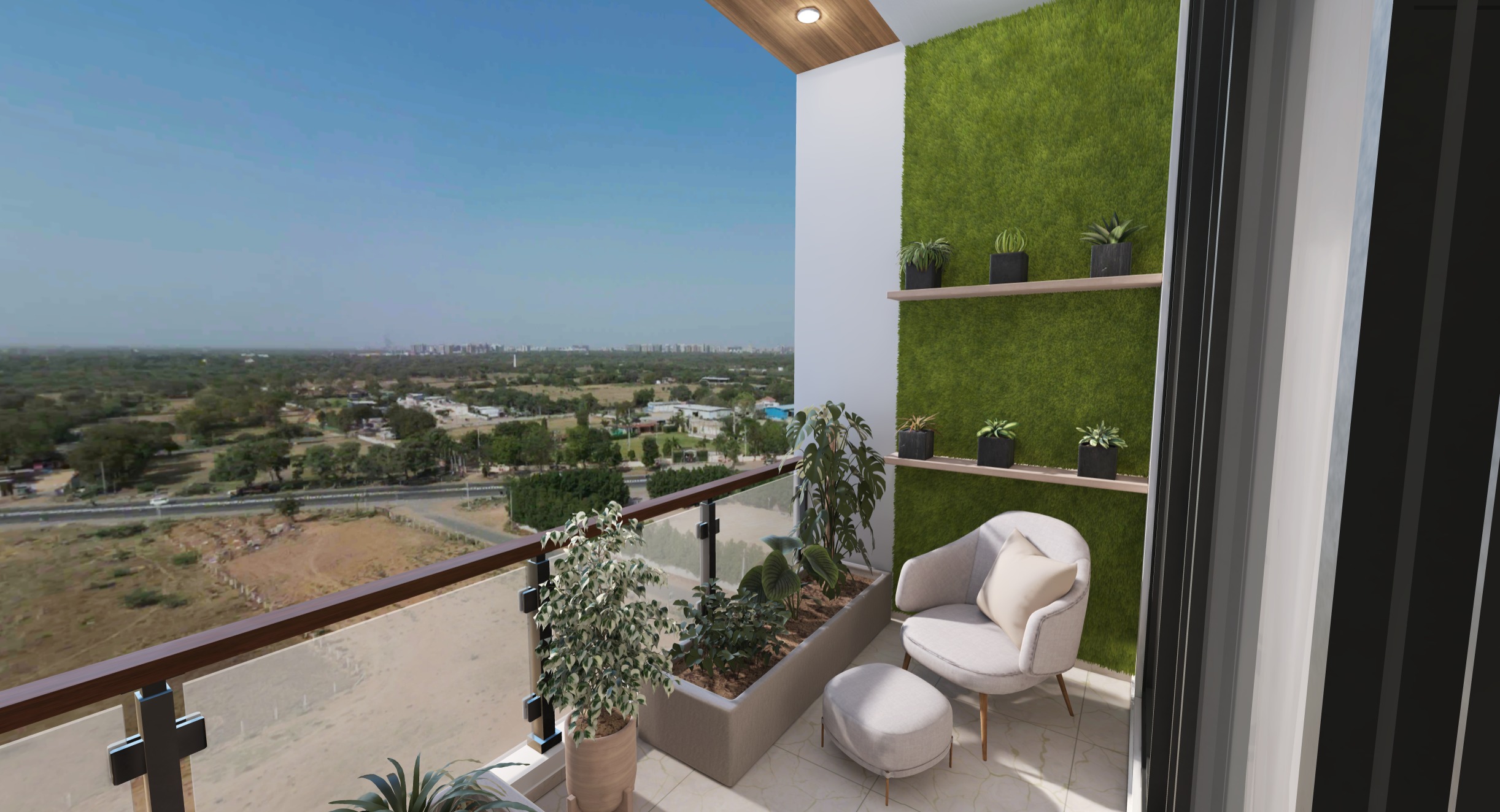 Modern Apartment Interior with Assets and Materials Collection _56