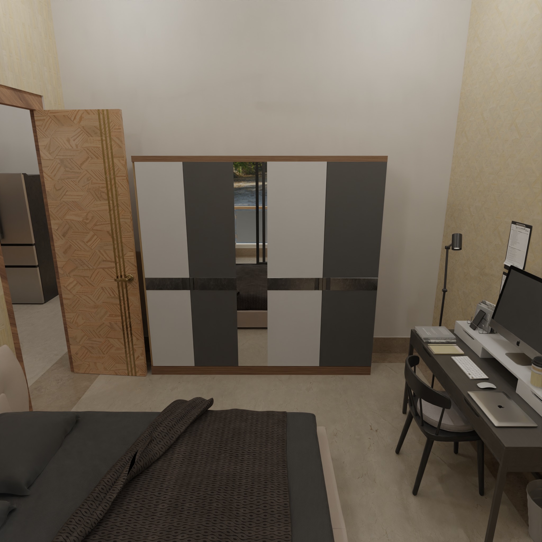 Modern Apartment Interior with Assets and Materials Collection _63
