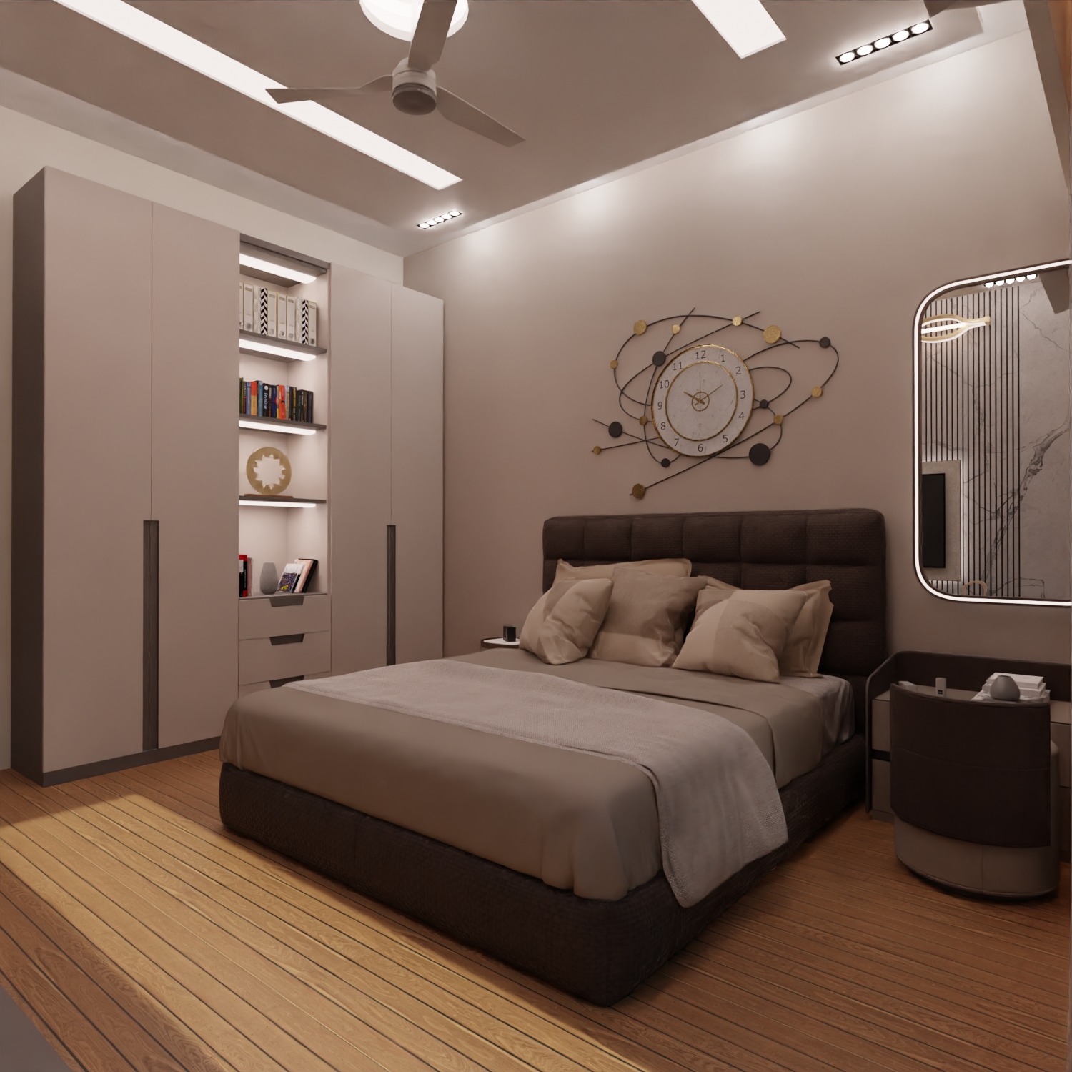 Modern Apartment Interior with Assets and Materials Collection _37