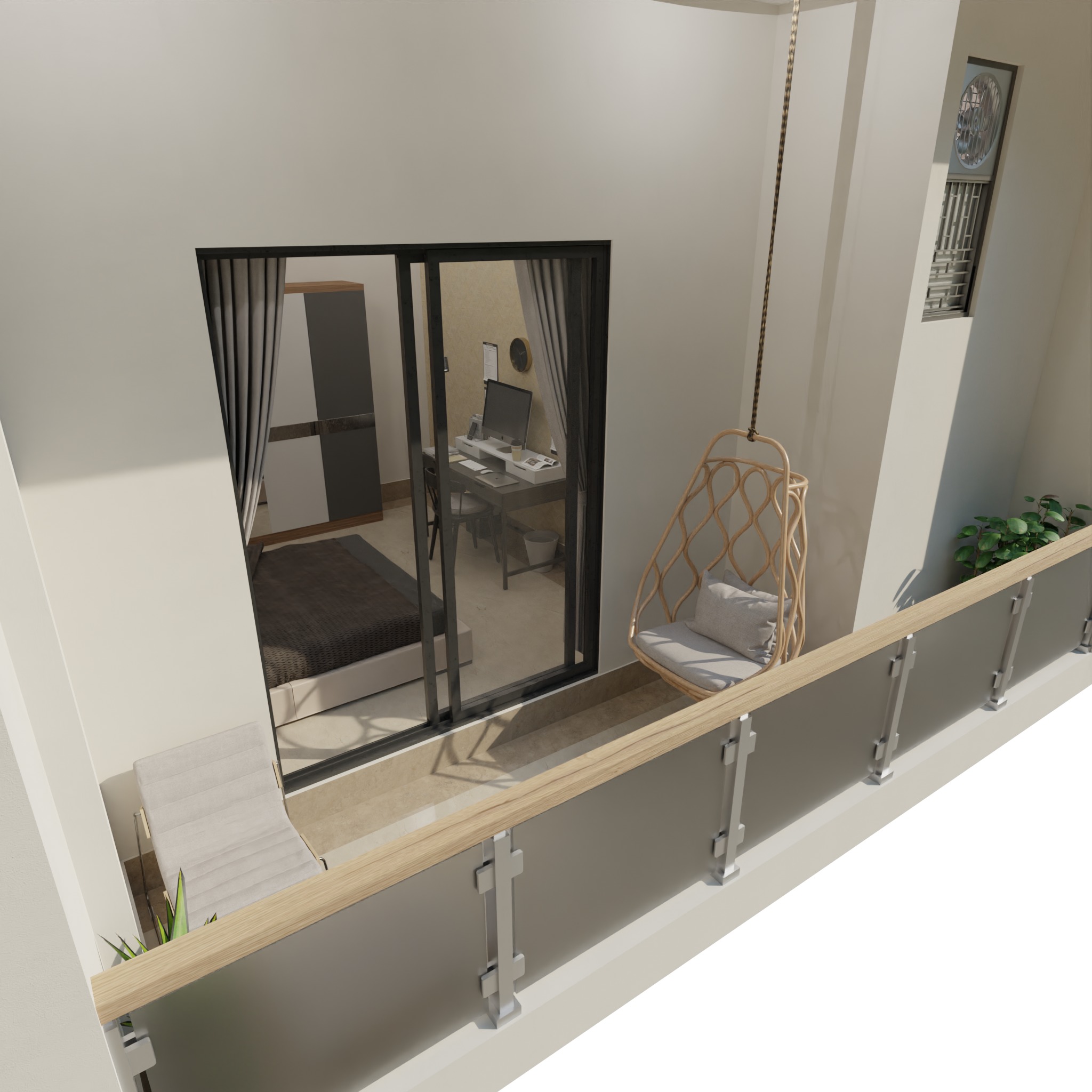 Modern Apartment Interior with Assets and Materials Collection _70