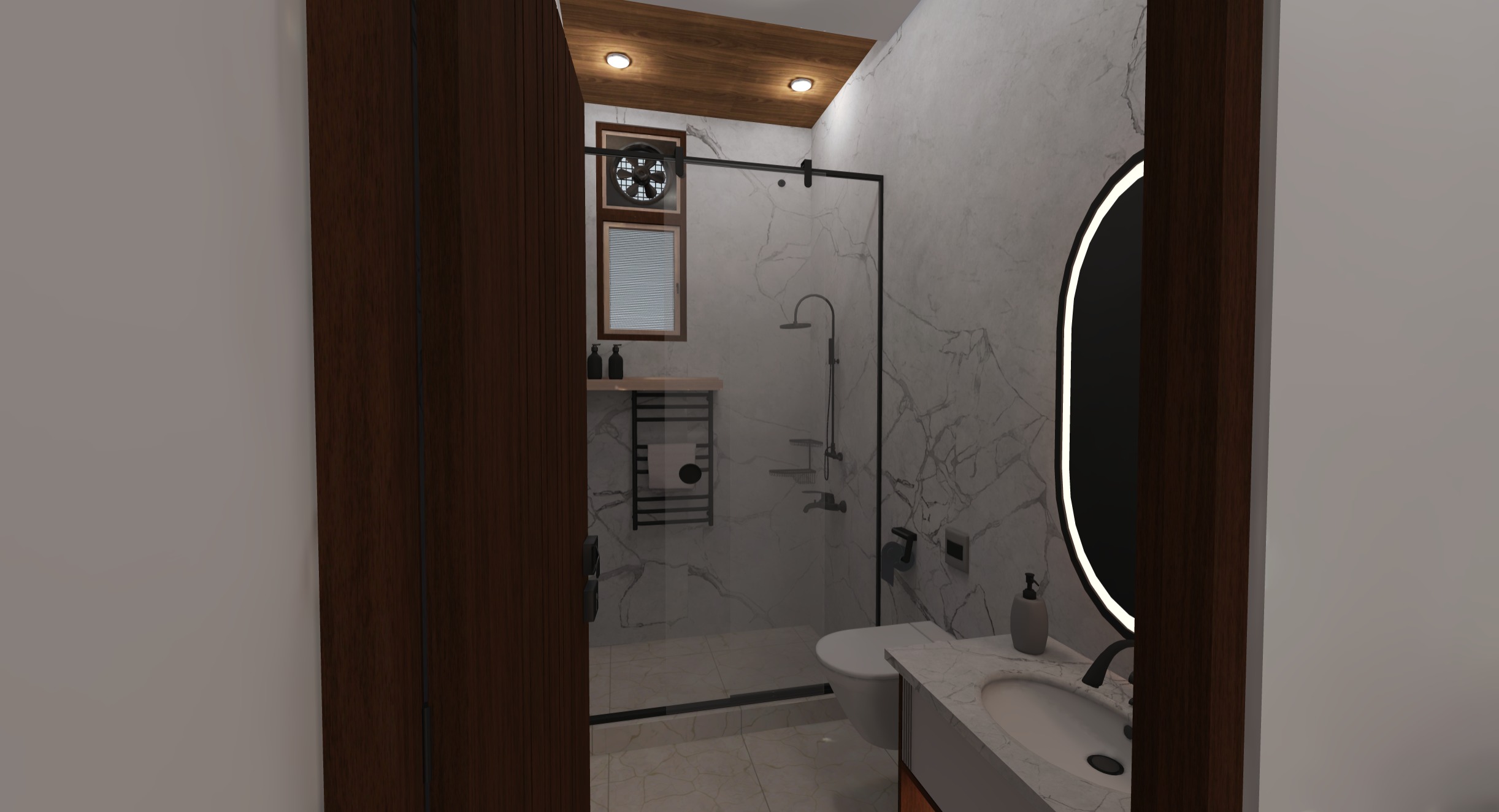 Modern Apartment Interior with Assets and Materials Collection _53