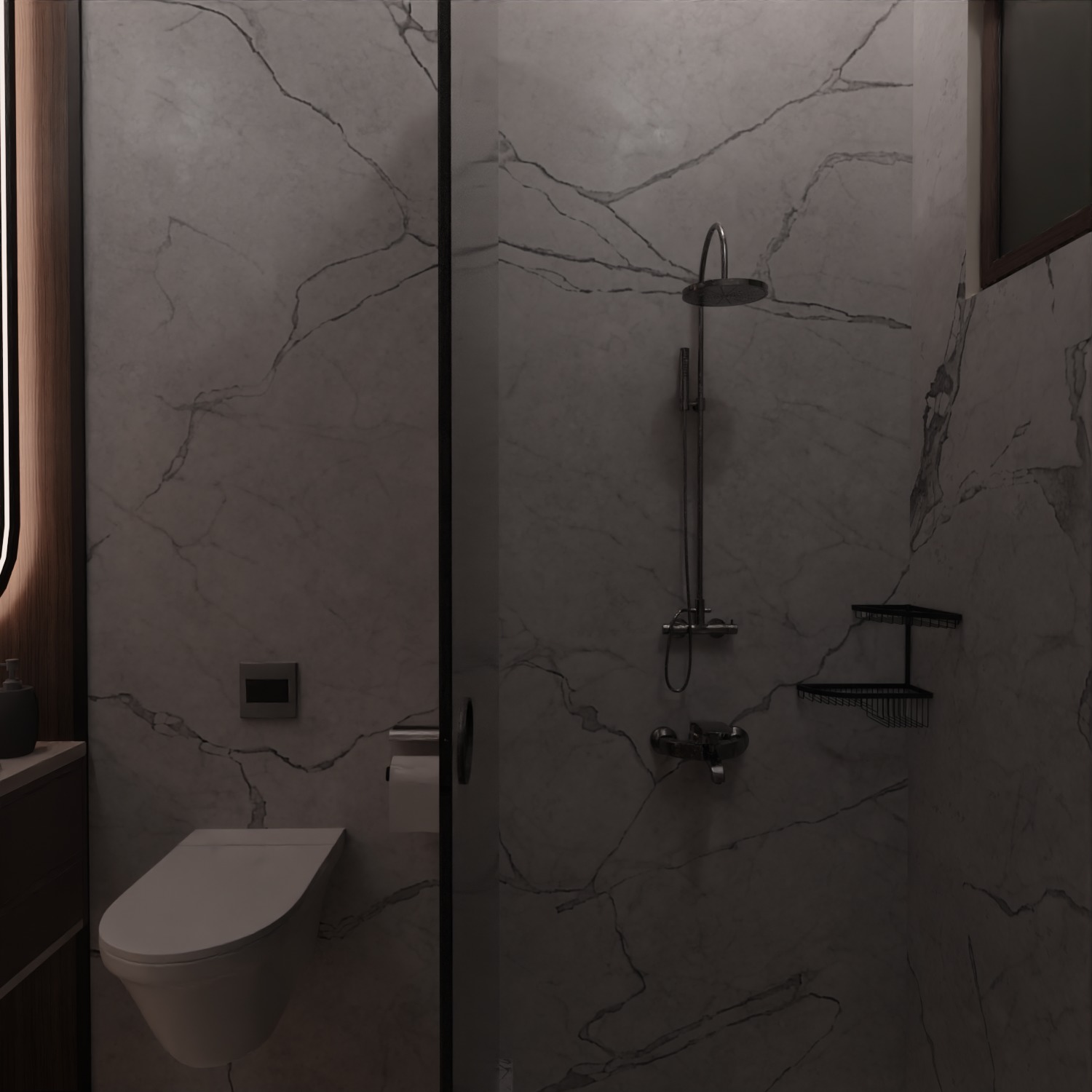 Modern Apartment Interior with Assets and Materials Collection _44