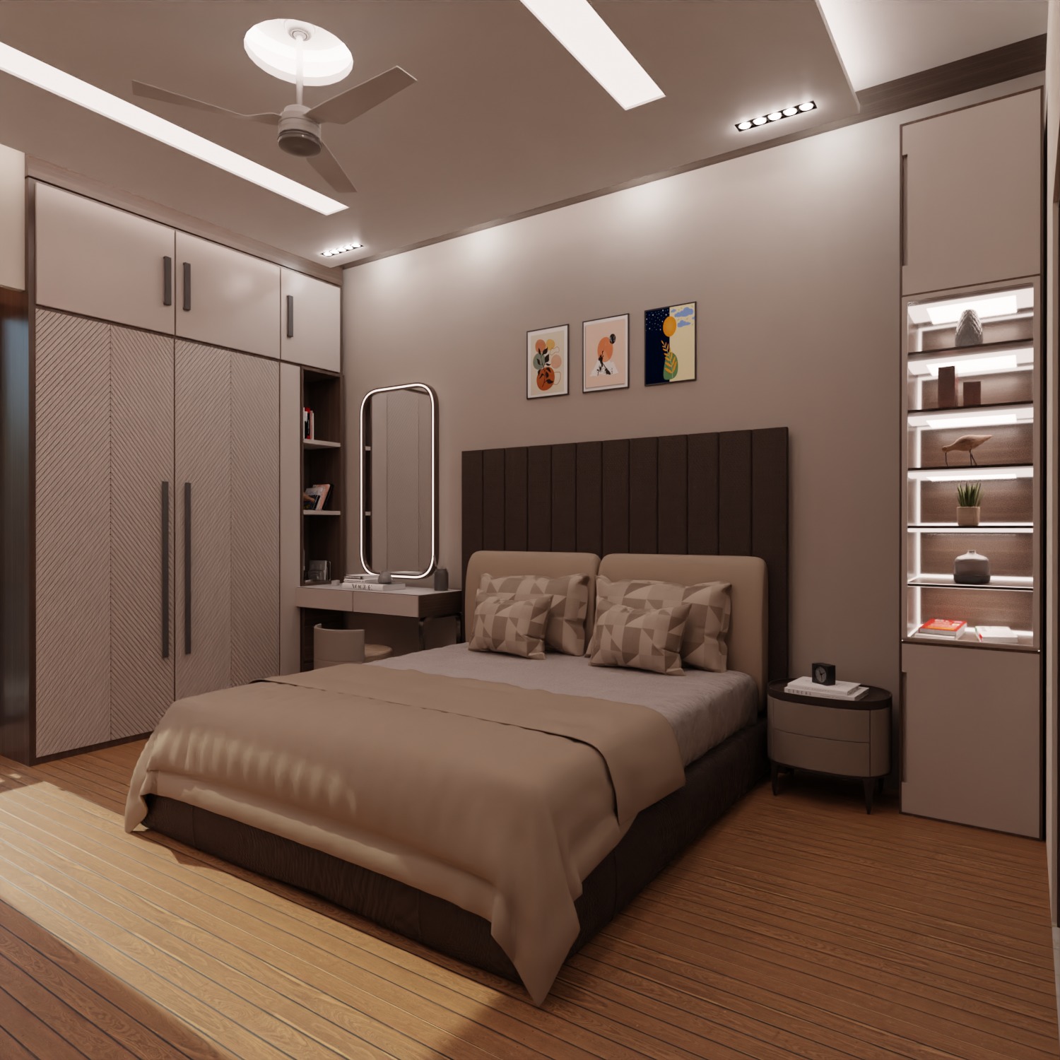 Modern Apartment Interior with Assets and Materials Collection _39