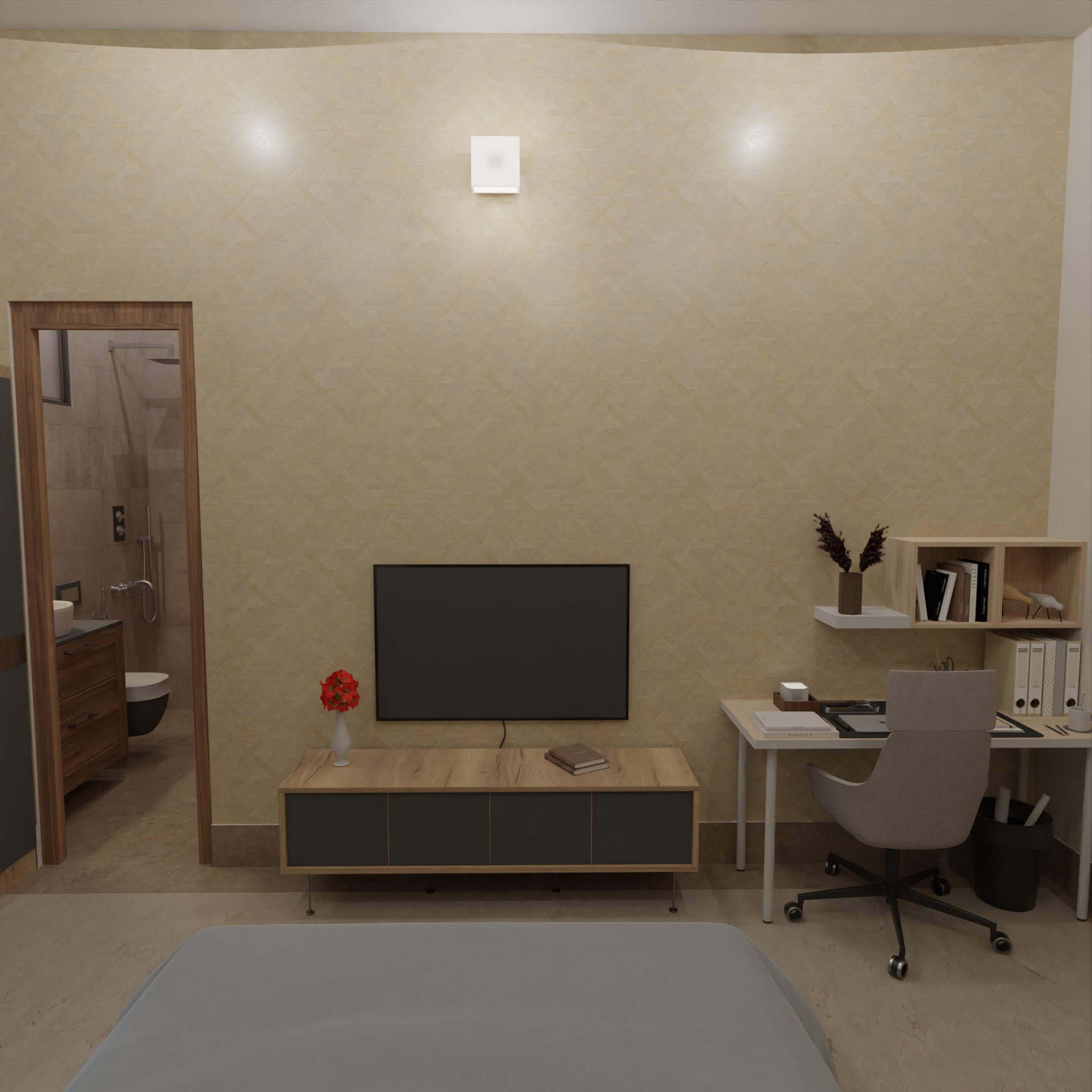 Modern Apartment Interior with Assets and Materials Collection _65