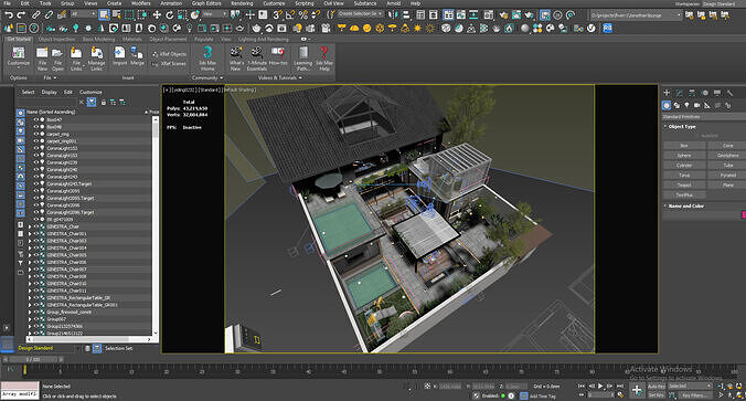 Wellness Residence Luxury 3D Interior Exterior Visualization Low-poly 3D model 6