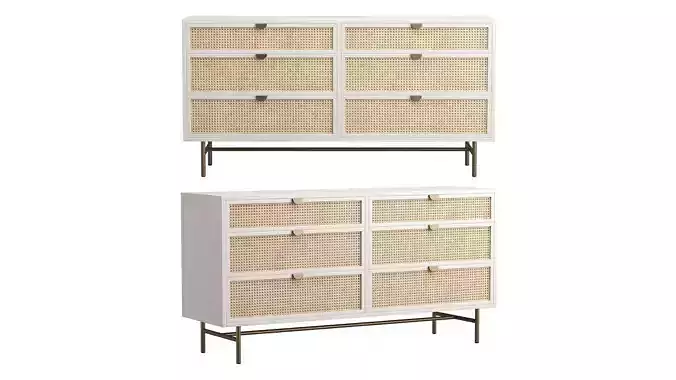 Luella 6 Drawer Dresser