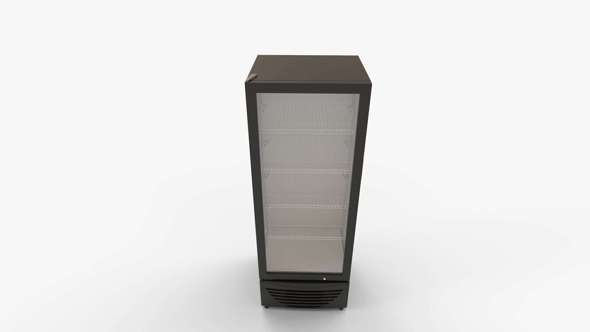 Commercial Drinks Fridge 3D model_8