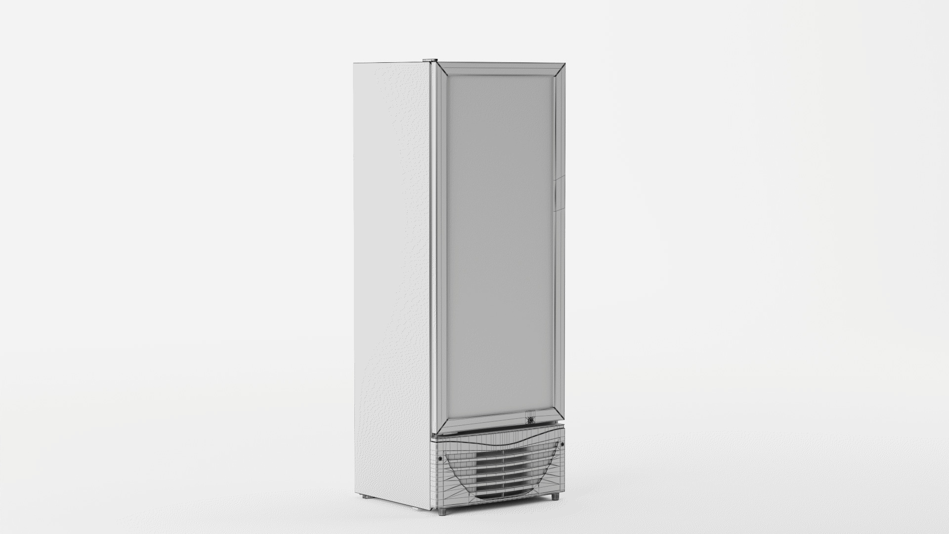 Commercial Drinks Fridge 3D model_11