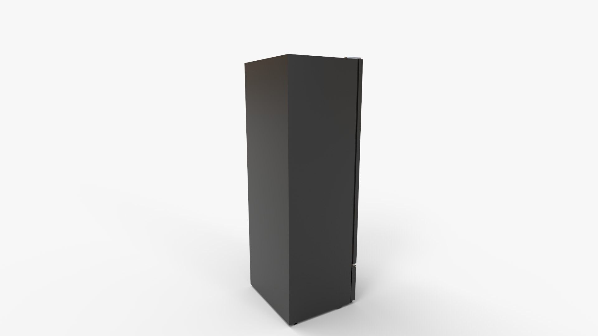 Commercial Drinks Fridge 3D model_2