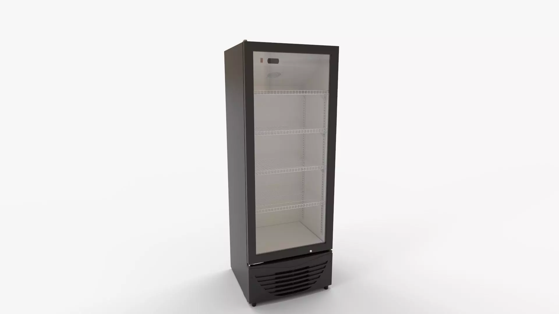 Commercial Drinks Fridge 3D model_0