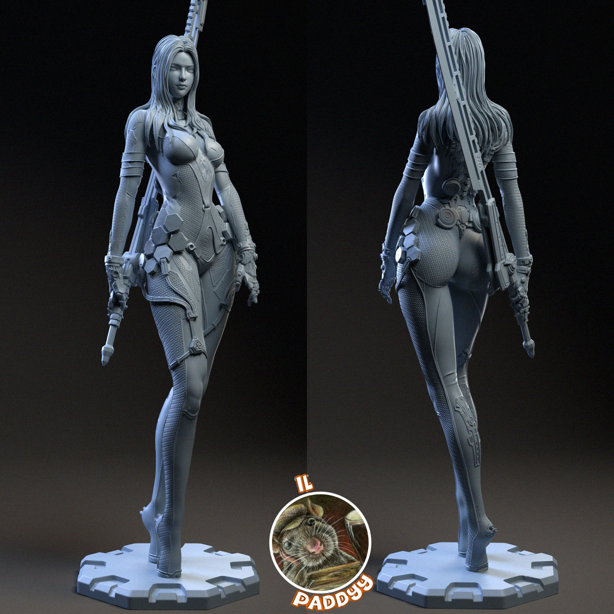 Tachy Stellar Blade Fanart 3D print model_4