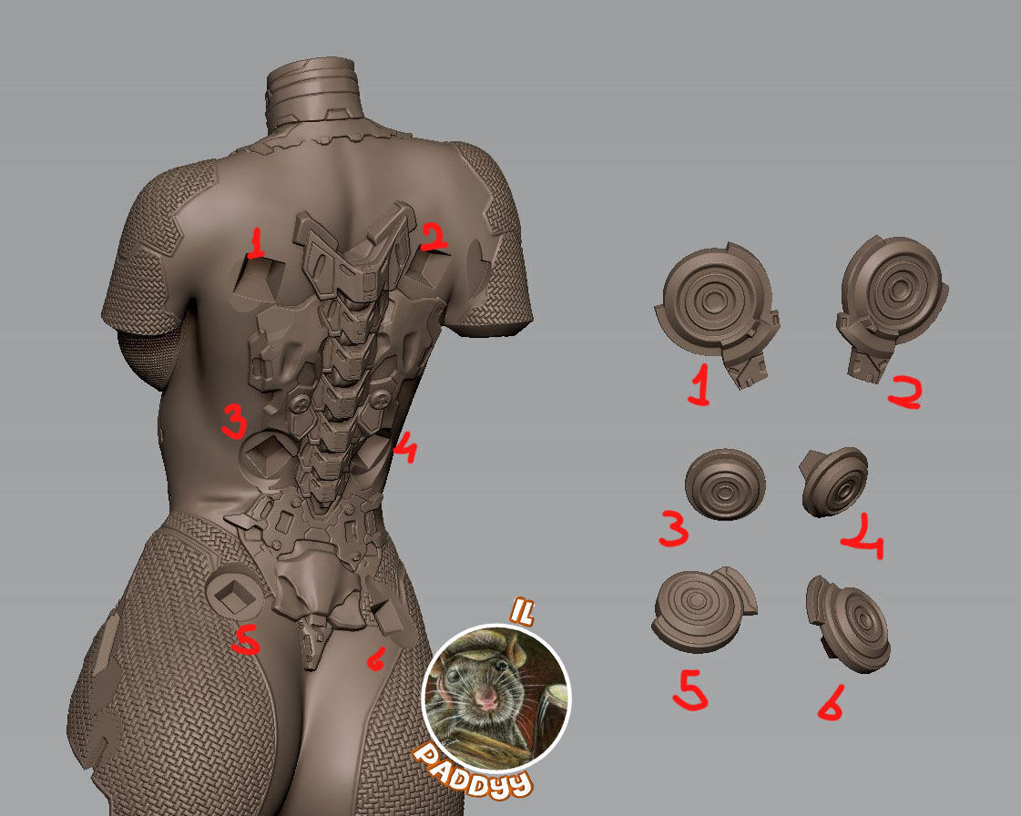 Tachy Stellar Blade Fanart 3D print model_5