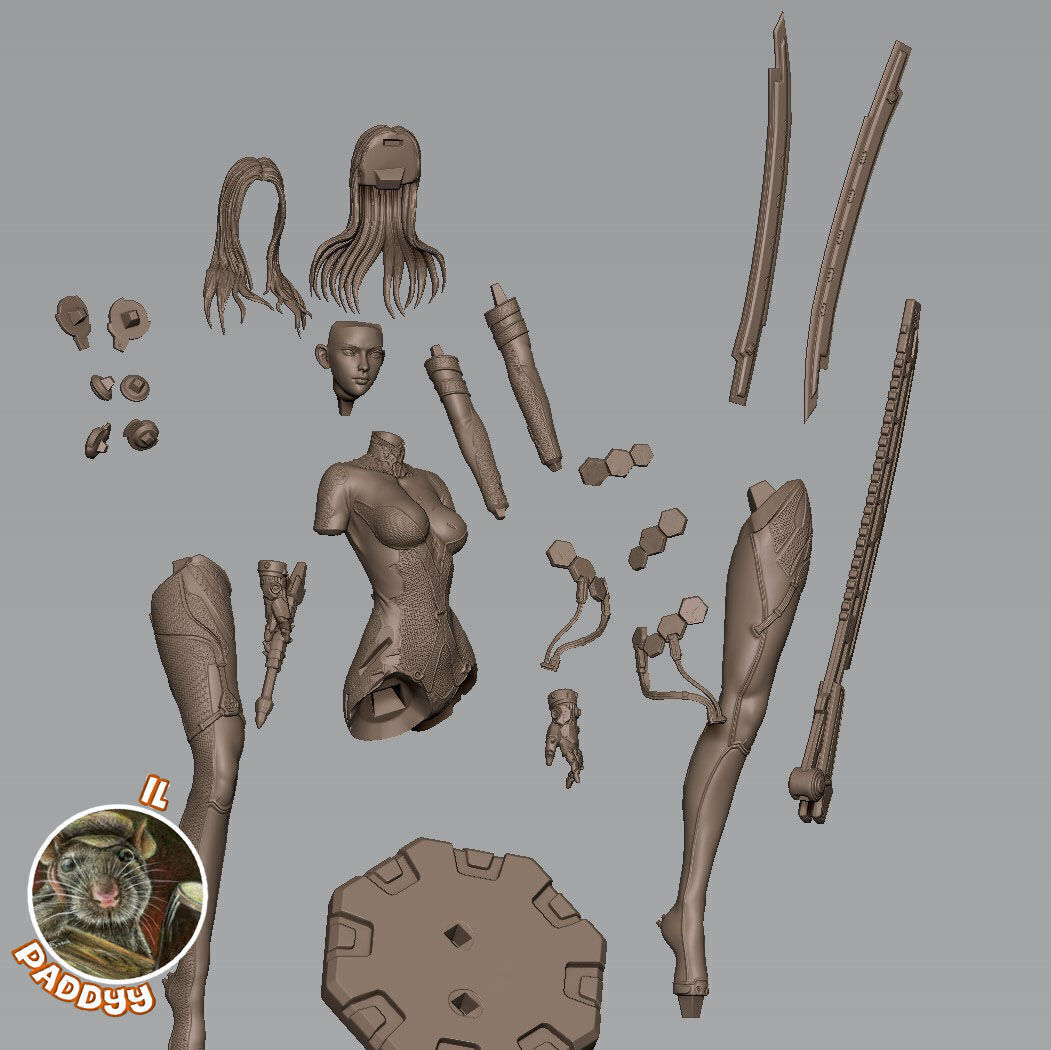 Tachy Stellar Blade Fanart 3D print model_6