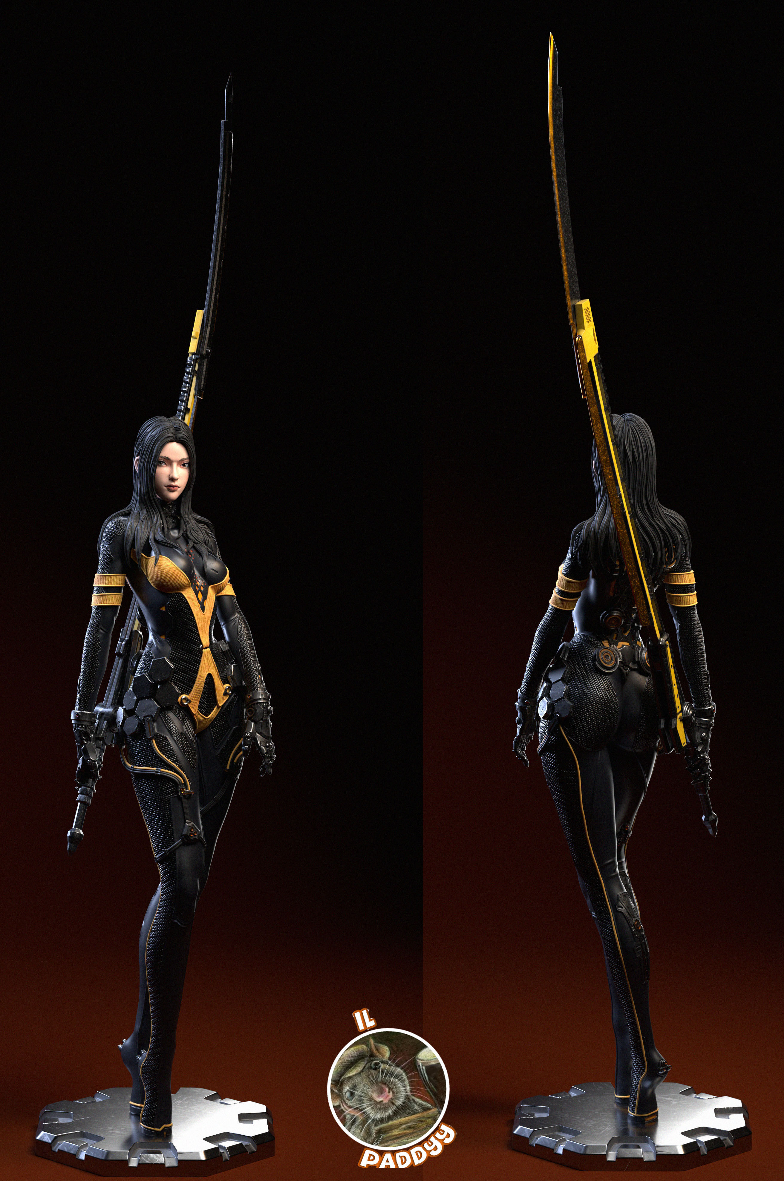 Tachy Stellar Blade Fanart 3D print model_2