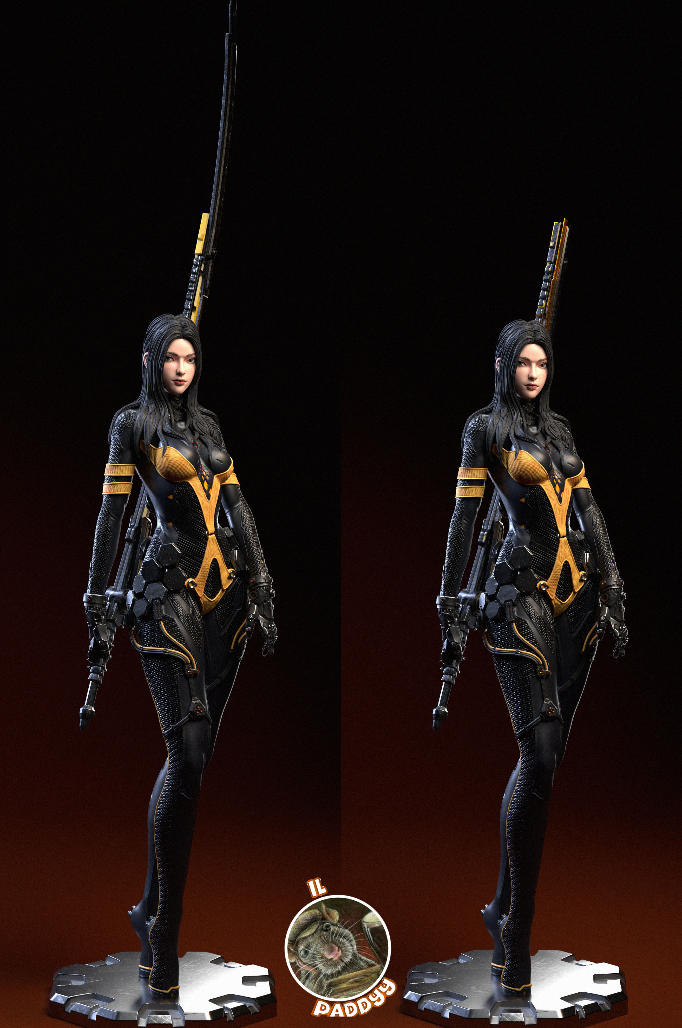 Tachy Stellar Blade Fanart 3D print model_3